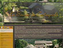 Tablet Screenshot of castagnols.com